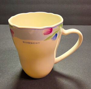 Givenchy Porcelaine by Yamaka Floral Porcelain Mug 14 oz Decorated